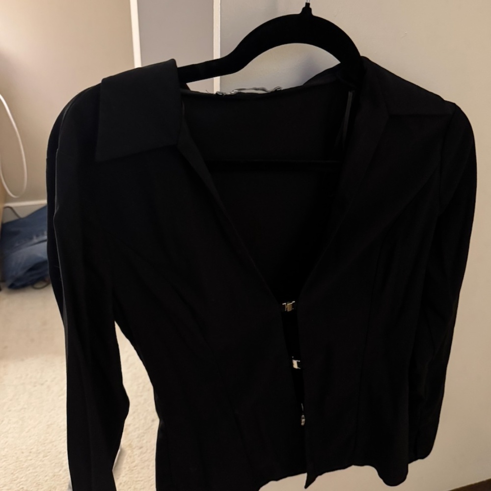 Collared Open Front Top - image 1